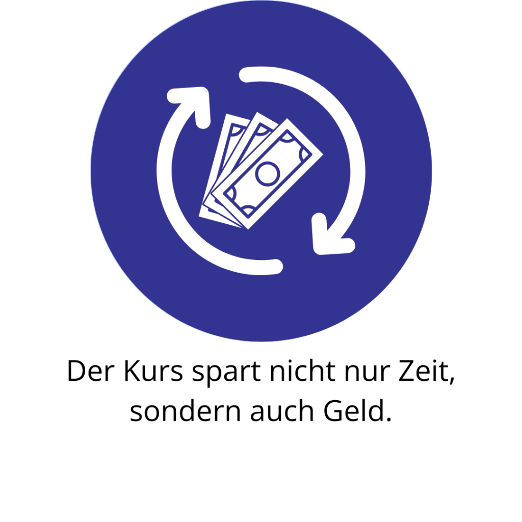 Der Online-Kurs spart Zeit und Geld